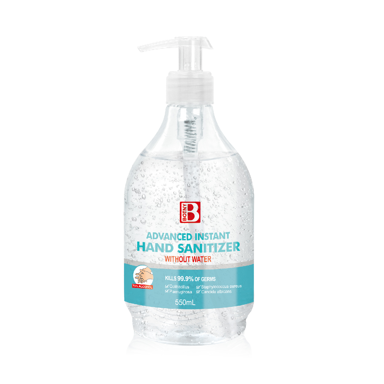 BOTNY INSTANT HAND SANITIZER(75% ALCOHOL) 550ML